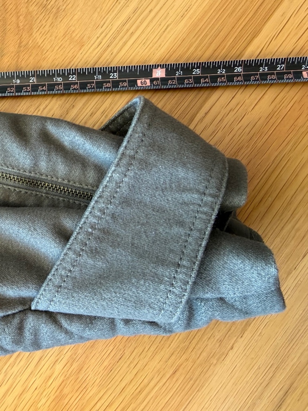 NWT Lou & Grey Olive Green Quilted-Sleeve Anorak 3-1 Parka Jacket - W Large - Picture 8 of 8